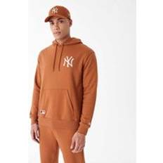 New Era MLB York Yankees League Essentials Oversized Hoody, Brown