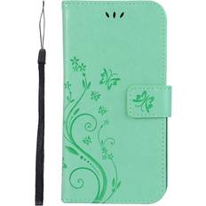 ChaoChuang Wallet PU Leather Fundas Case For Apple iphone 12/12 Pro Cover Flowers Lady Coque Capa