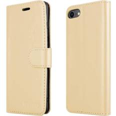 iCatchy Gold For iPhone SE 2020 Phone Wallet Book Leather Case