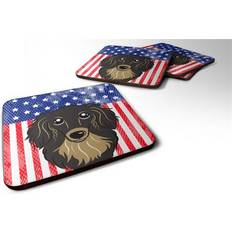 Kitchen Accessories Carolines Treasures BB2143FC American Flag Coaster