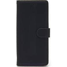Nu Black, Galaxy S22 Premium Litchi Style Leather Wallet Book Case Cover Card Holder For Samsung Galaxy S22 Series