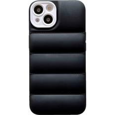 FoneFunShop Compatible With iPhone 13 Black Puffer Down Jacket Phone Case