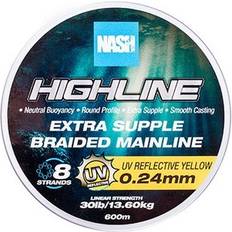 splietan nra highline extra supple braid uv yellow 600 0,24 mm 13,6 kg