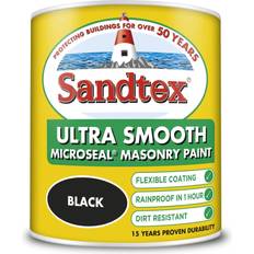 Sandtex Smooth Masonry Concrete Paint Black