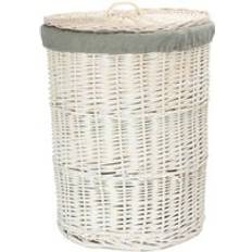 Polyester Laundry Baskets & Hampers RED HAMPER Large Round Wash