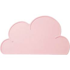 Pink Place Mats Dsport 2PC Cloud Silicone Place Mat Pink
