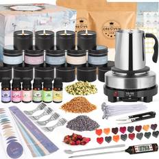 Candle Making SAEUYVB Candle Making Kit with Wax Melter