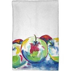 Microfiber Kitchen Towels Betsy Drake KT818 Three Apples Kitchen Towel