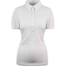 Under Armour Vrouw Polo's Under Armour HeatGear Golf Fitted Polo Shirt Womens Cream Top 1272340