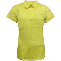 Nike Women Polo Shirts Nike ActiveTennis Yellow Polo Womens
