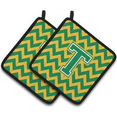 Gold Trivets Caroline's Treasures Carolines Treasures CJ1059-TPTHD Letter T Chevron Trivet