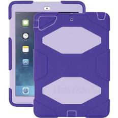 Survivor All-Terrain Military Case & Kick Stand for iPad Air 9.7" Purple
