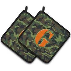 Green Trivets Caroline's Treasures Carolines Treasures CJ1030-GPTHD Letter G Monogram Camo Trivet