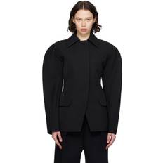 4XL - Women Blazers Jacquemus Black Les Sculptures 'La veste Castagna' Blazer 990 Black FR