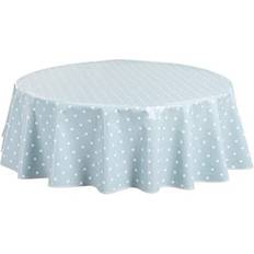 Round Wipe Clean Dot Egg Tablecloth