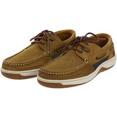 dubarry Men's Regatta DryFast-DrySoft Water-Resistant Boat Shoes Brown Nubuck