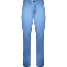 Vans Man Broeken Vans Off The Wall V46 Low Waist Straight Leg Blue Trousers Regular