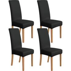 Amazon Basics Stretch Dining Loose Chair Cover Black