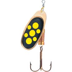 Fiskeutrustning DAM spinnare nr 4 10 g Black/Yellow