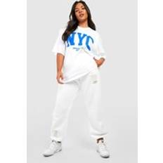 M T-shirts boohoo Plus Nyc Oversized T-shirt White