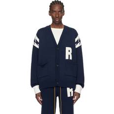 Navy Lightning Cardigan - Navy/White
