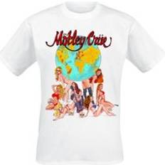 Mötley Crüe T-shirt Europe för Herr vit
