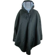 Black - Women Capes & Ponchos ShedRain Solid Black Pouchable Poncho Women