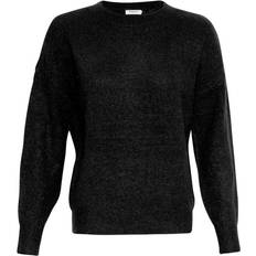 Overdeler Moss Copenhagen Femme Mohair O Pullover Black Beauty