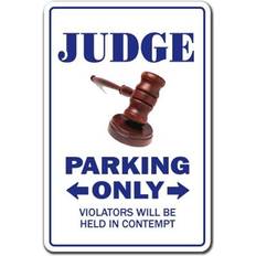 SignMission D-5-Z-Judge 5 Judge Parking Wall Decor