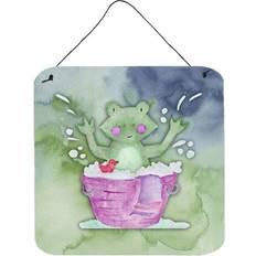 Wall Decor on sale ComfortCreator Frog Bathing Watercolor Wall Decor