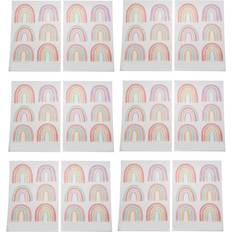 Red Wall Decor Veneka Rainbow Bedroom for Rainbow 72 Pieces Wall Decor