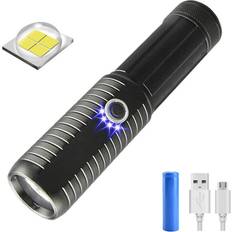 Xanes XANES W577 P50 Super Hightlight Flashlight 18650 Battery USB Charging Waterproof 4 Modes LED Light