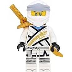 LEGO Ninjago Zane minifigur med axelrustning och svärd