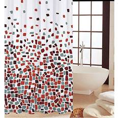 Red Shower Curtains KAV KAV Shower