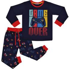 Red Night Garments A2Z Kids 11-12 Years, Red Girls Boys Pyjamas Game Over Contrast Sleepwear Set 11-12yrs