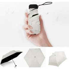 Umbrellas Floleo Floleo Flat Mini Travel Umbrella Folding Sun Umbrella UPF 50 UV Protection Mini Windproof Travel Lightweight Small Umbrella Sun&Rain Umbrellas