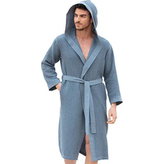 Sleepwear Alwyn Home Men's Waffle W Piping Lightweight Full Length Ultra Soft Spa Sleepwear Bathrobe Waffle Weave s- Multi Color