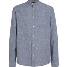 Lino Camicie Tommy Jeans Camicia MAO LINEN BLEND - Blu