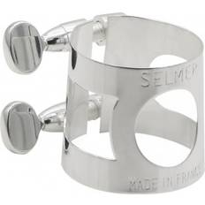 Selmer Paris Bb Clarinet Ligature, Silver Plate