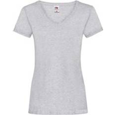 Fruit of the Loom Valueweight V-Neck Lady T-Shirt - Grey