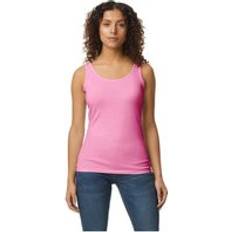 Pink Tank Tops Gildan Softstyle Plain Tank Top Dark Pink