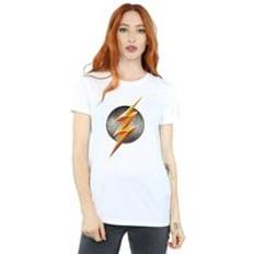 Flash Logo Cotton Boyfriend T-Shirt White