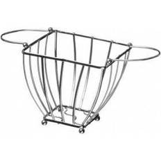 Round Baskets Premier Housewares Chrome Fruit Basket