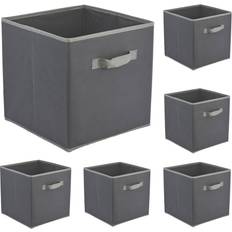 Geezy 6 Foldable Square Collapsible Folding Cubes Storage Box