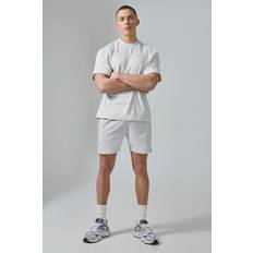 Shorts boohooMAN Mens Active T-Shirt & Camo Short Set Grey