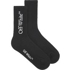 Off-White Undertøj Off-White Logo-Stamp Ribbed Socks -