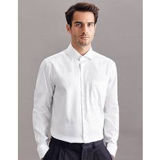 Seidensticker Herren Regular Bügelfrei Kent Langarm Business Shirt, weiß