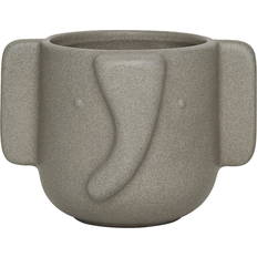 Pots, Plants & Cultivation OYOY Elephant Flowerpot Ø9.6 cm Stone