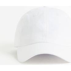 H&M Caps H&M & Cotton Twill Cap White