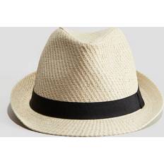 H&M Hats H&M & Fedora-style Straw Hat Beige